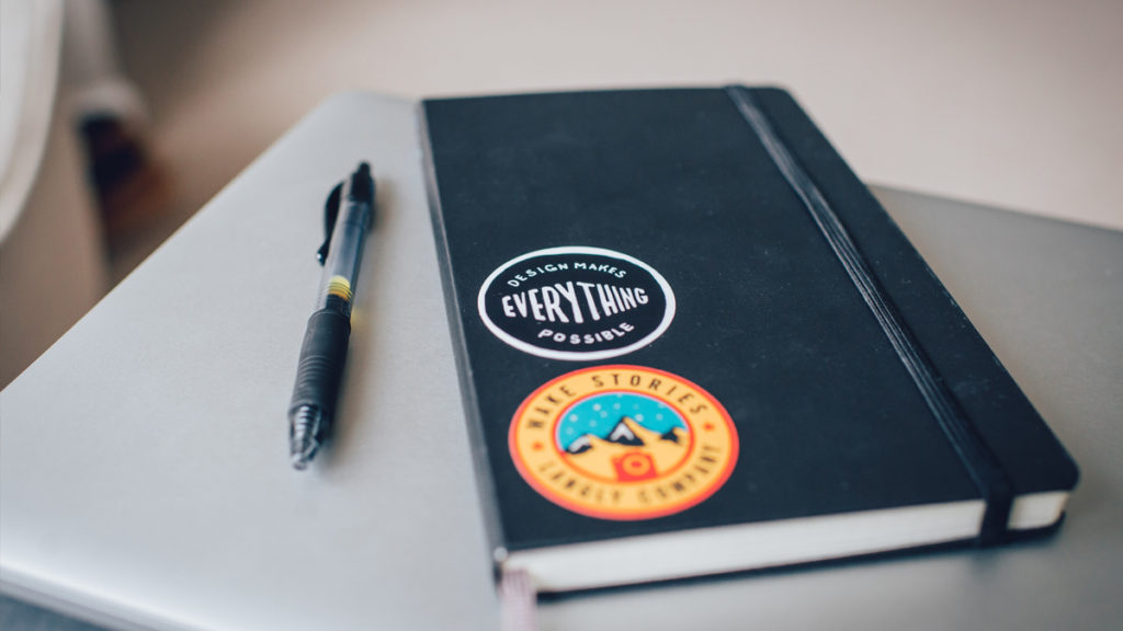 Notebook and pen