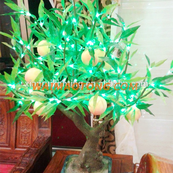 Holiday decorate China manufacturer led fruit bonsai plants for sale