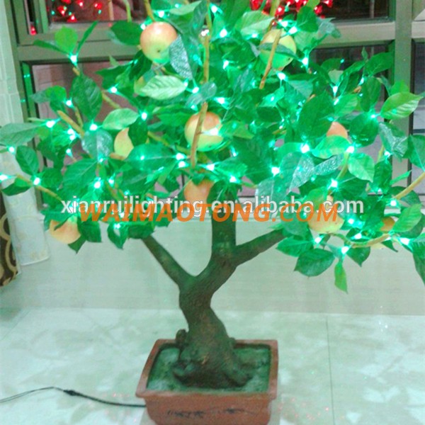 Holiday decorate China manufacturer led fruit bonsai plants for sale