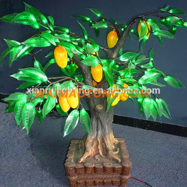 Holiday decorate China manufacturer led fruit bonsai plants for sale