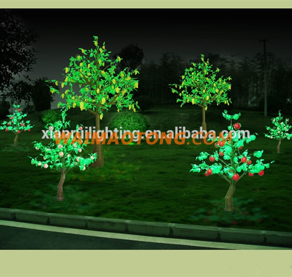 Holiday decorate China manufacturer led fruit bonsai plants for sale