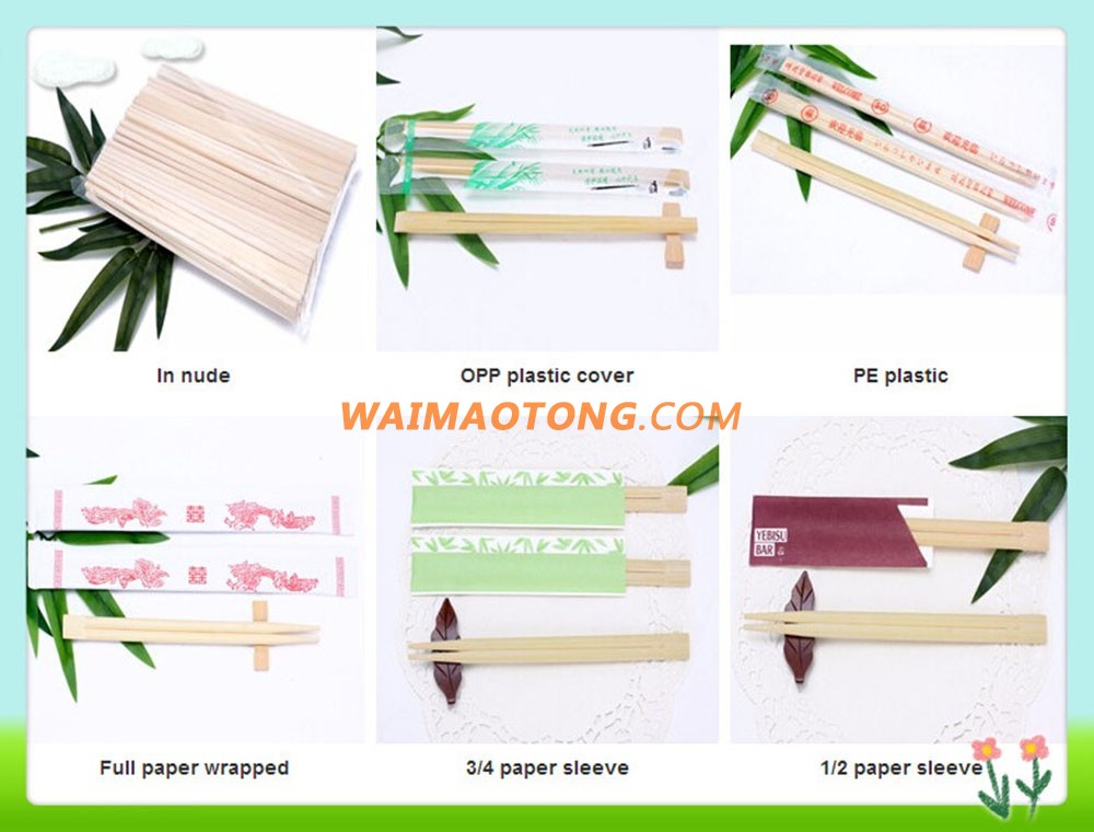 Sell Best~ disposable bamboo product High Quality Round Bamboo Chopsticks for sushi chopsticks with logo,custom-made wrapped