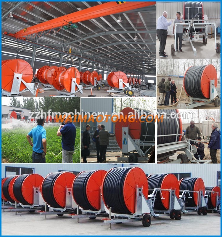 Hose reel water rainmaking irrigation system