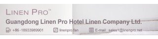 LinenPro 100% Cotton Hotel Pool Towel Blue Stripe Beach Towel with Logo_Product