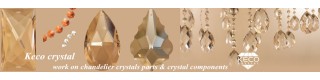 Hanging Glass Spear Prism, keco crystal is work on all kinds of Chandelier Crystals, and produce Cus_Sell