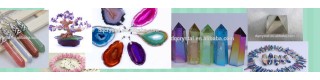 Wholesale Gorgeous Angel Aura Coating Quartz Crystal Moons for collection_Sell