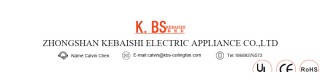 ZHONGSHAN KEBAISHI ELECTRIC APPLIANCE CO., LTD.