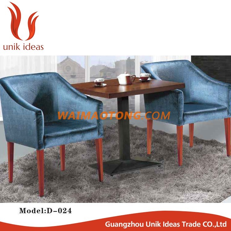 2016 new wooden furniture designs durable restaurant table and chairs for sale