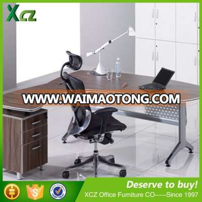 Hot Sale Curved Manager Office Table Design Executive Office Desk