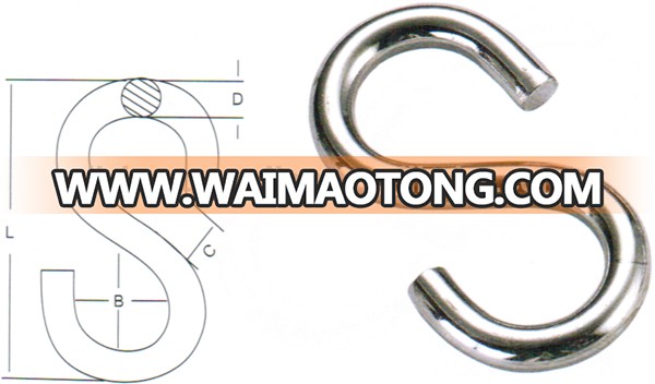 decorative steel s hooks