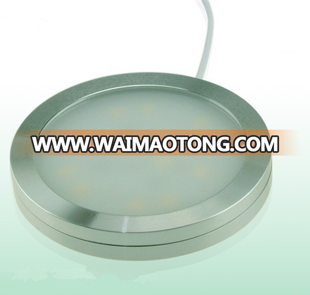 Ultrathin 2.5W Round Under Inside LED Cabinet Lighting ip65