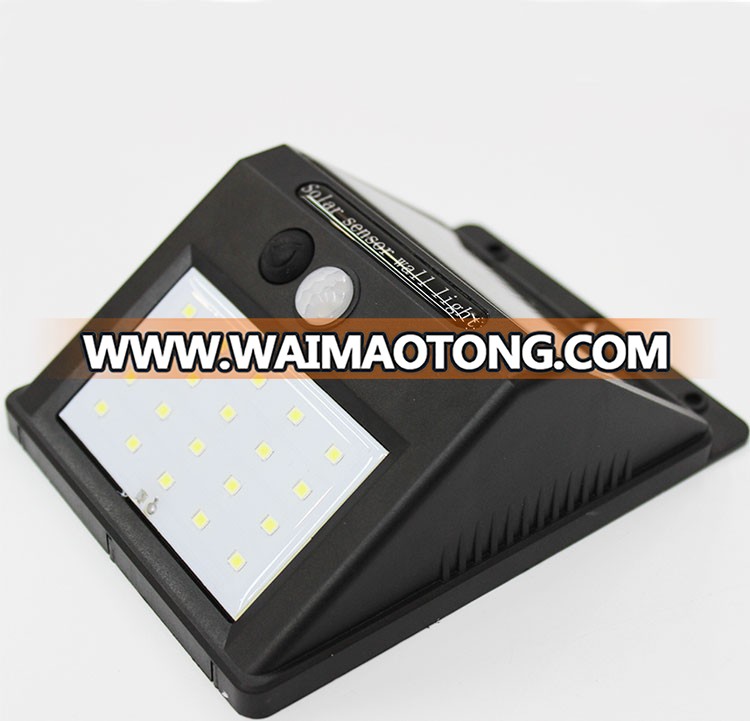 Waterproof IP65 body induction solar panel led solar light for home garden