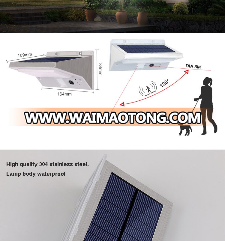 Intelligent energy saving solar motion system home solar sensor led lawn light