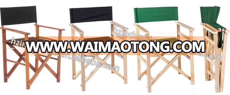 Standard include a branded wooden director chair