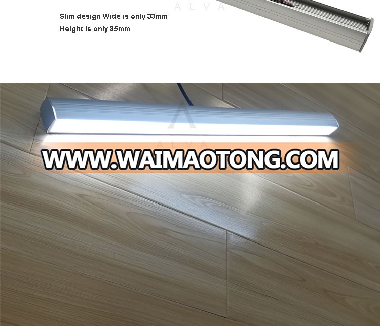 Stable and reliable indoor ceiling light CE ROHS suspended linear led office pendant light