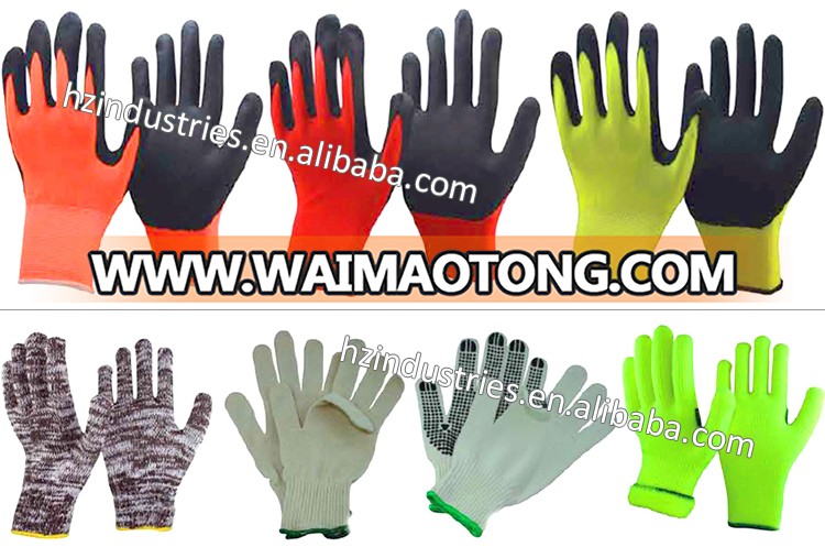 Factory work gloves latex for sale