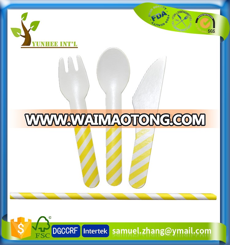 Eco-friendly Biodegradable Compostable Paper Disposable Fork