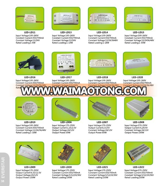 18 Watt waterproof led power led driver