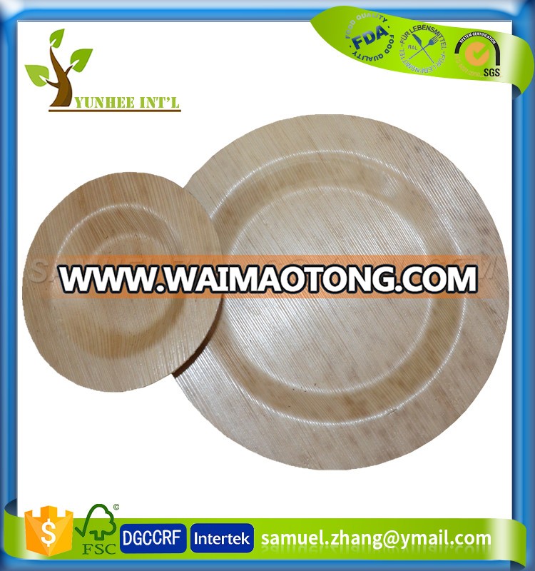 Cheap Disposable Natural Bamboo Leaf Plate