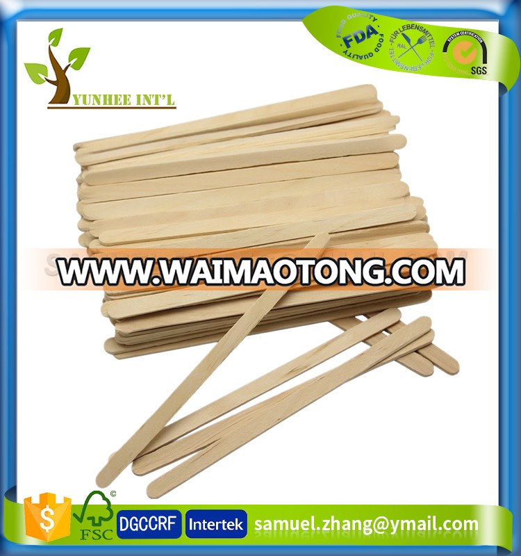 Disposable Birch Wood Coffee Stick