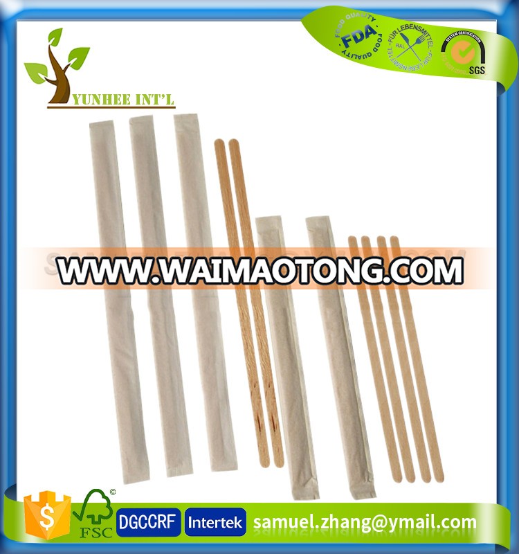 Disposable Birch Wood Coffee Stick