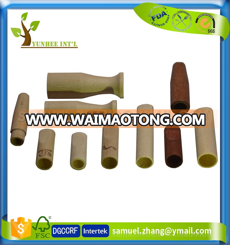 Different Size Shape Disposable Wooden Holder Cigar Filter Cigarillos Mouthpiece Cigarette Tip