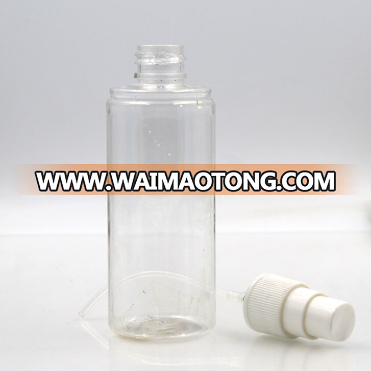 Plastic round 100ml mist spray bottle for water mist