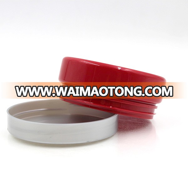 Wholesale custom PET wide mouth 4 oz plastic round cosmetic jar for cream packaging