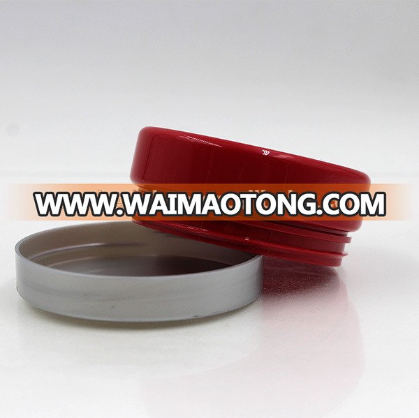 China factory supply flat cylinder mini 250ml pet cosmetic co<em></em>ntainer with screw cap