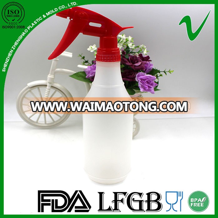 white good quality liquid cleaning packaging plastic bottle 500ml with spray