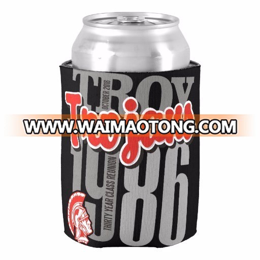 Custom Sublimation Neoprene Can Cooler Beverage Holder