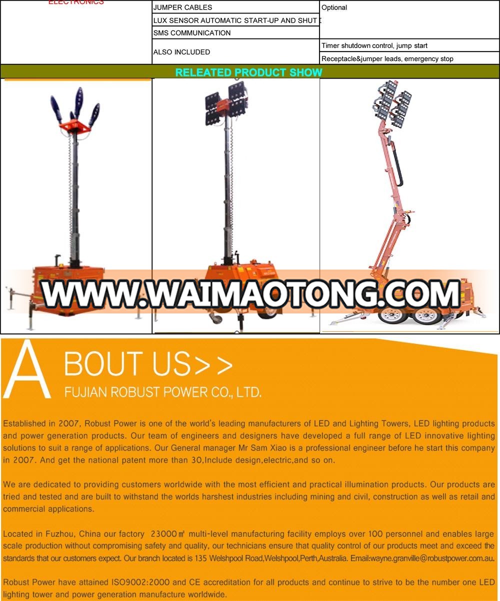 48v DC Generator Mast Lighting Tower