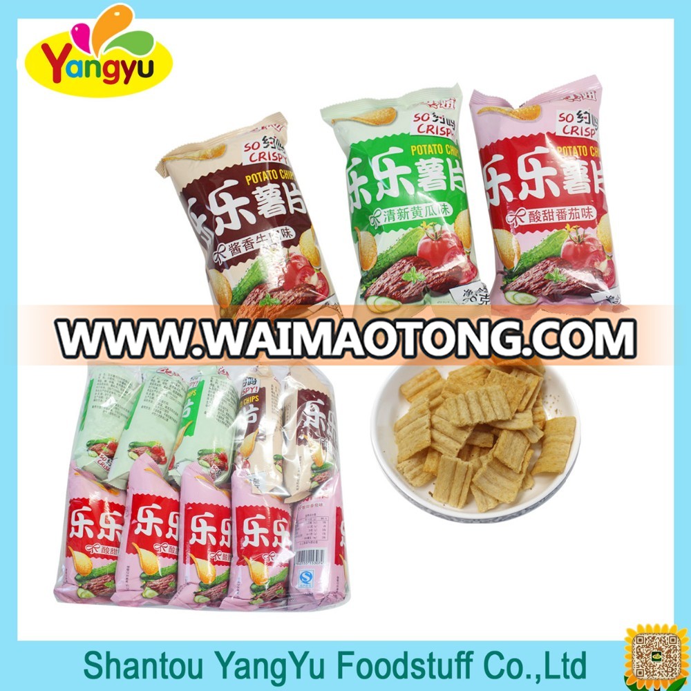 30g delicious potato chips beff green cucumber tomato flavor