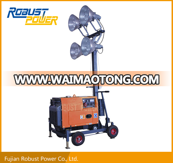 RPLT-1600B 5kw diesel engine small portable lighting tower