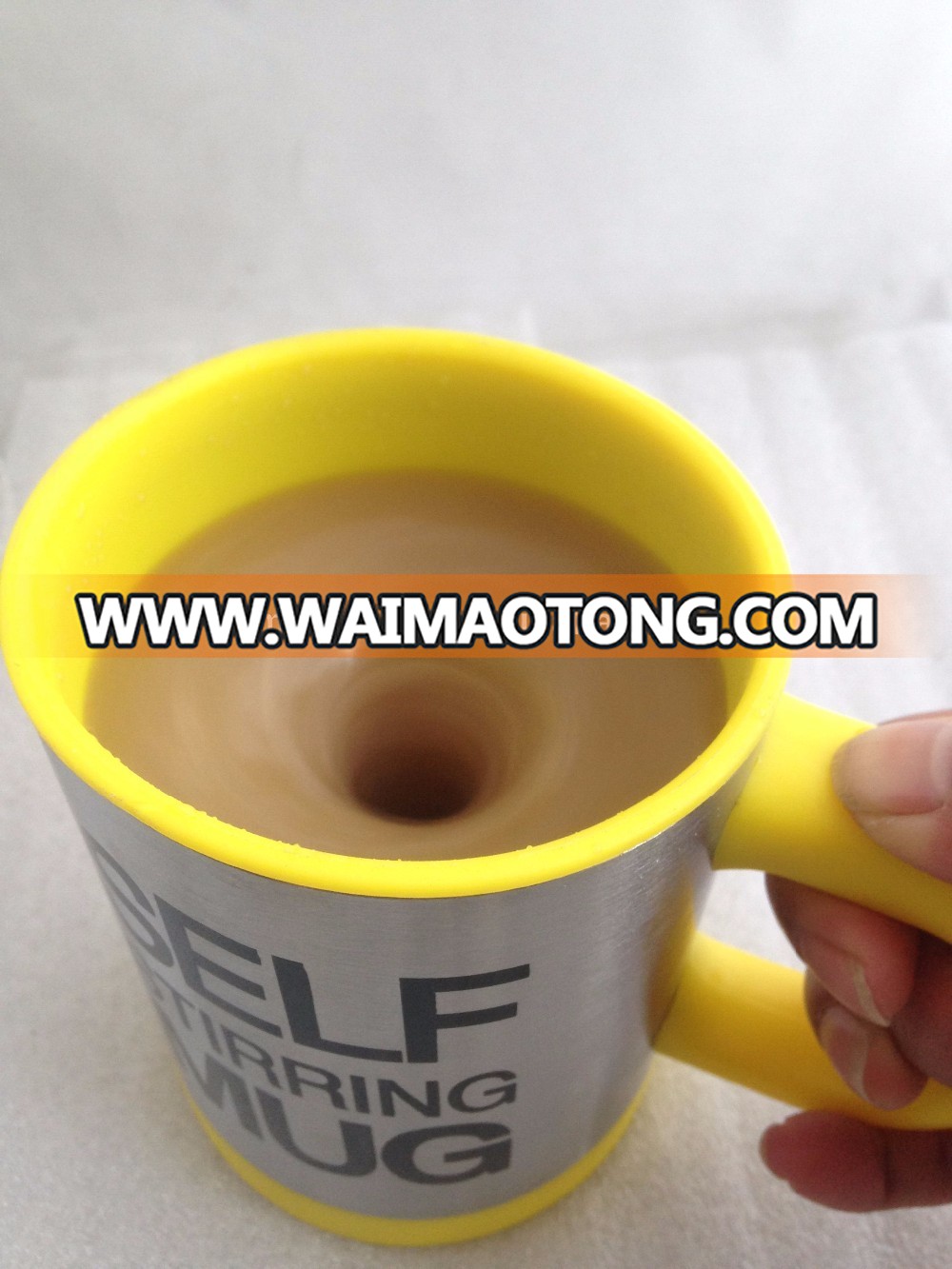 Best selling plastic bulk stainless steel insulated coffee mugs self stirring mug with lid