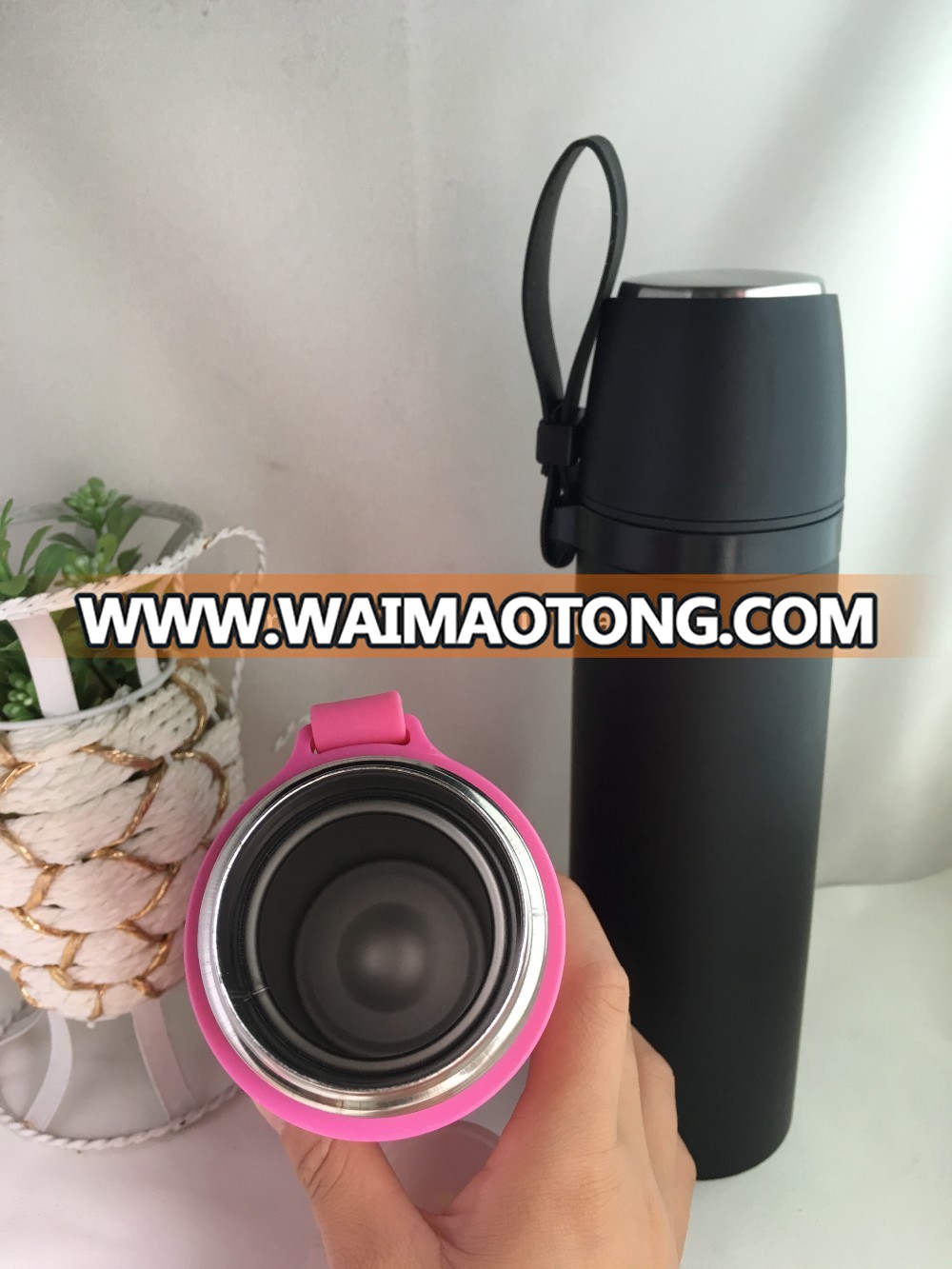 Promotion 2016 new fashion stainless steel high grade vacuum flask