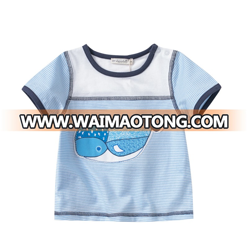 Fashion Cutting Design Baby Boy Cotton T Shirts,animal print shirts