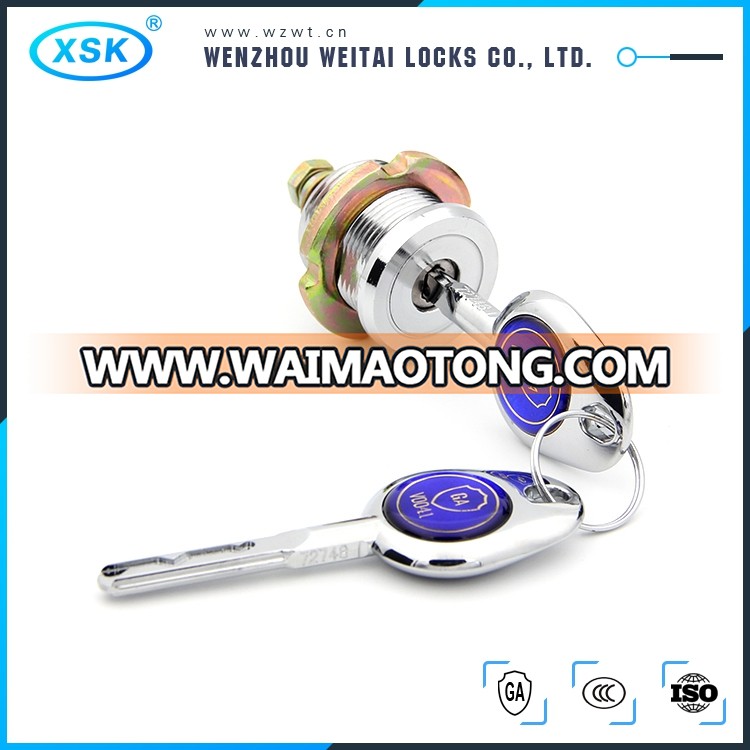 zinc alloy furniture pedestal lock/drawer lock