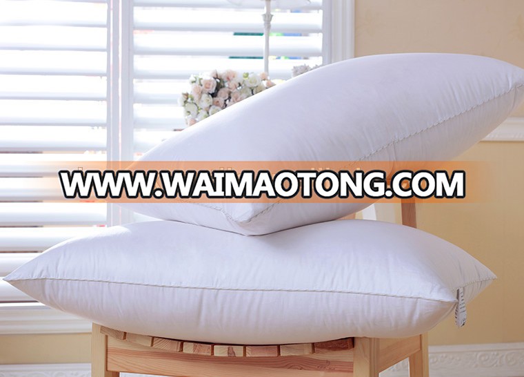 wholesale white color cheap goose down pillows Cheap soft duck/goose feather pillow for bed