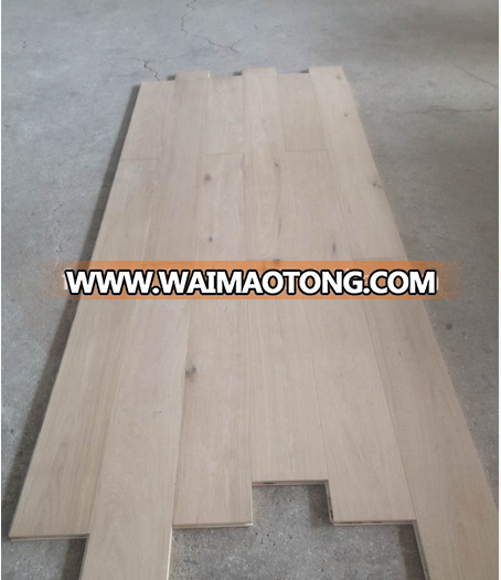 20/6mm thick unfinished engineered white oak wood flooring