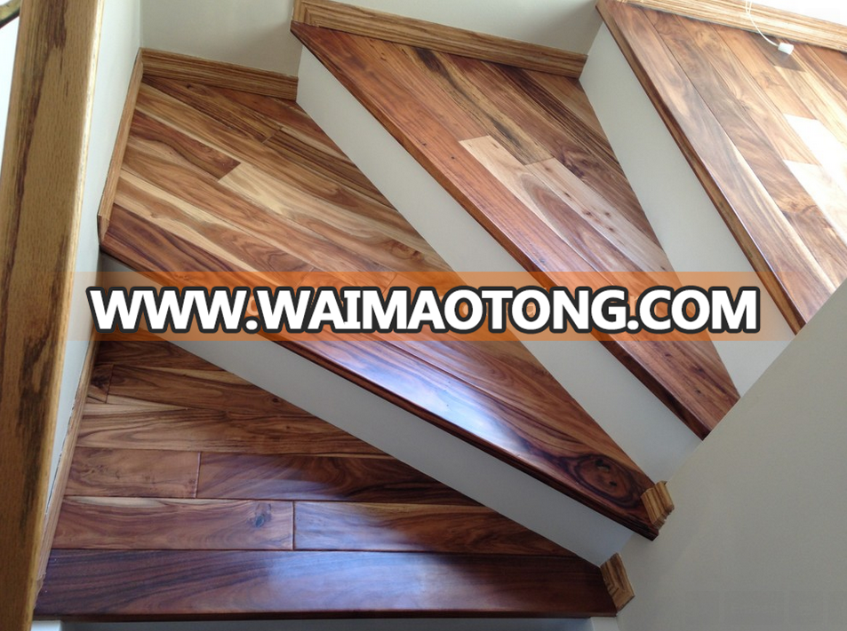 natural acacia hardwood decorative stair covers