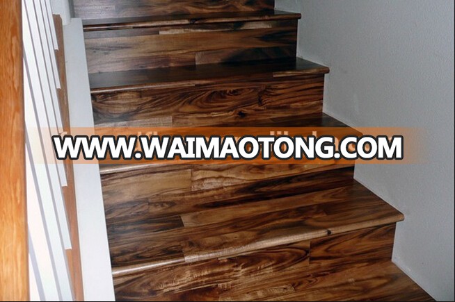 acacia walnut solid wood stair tread