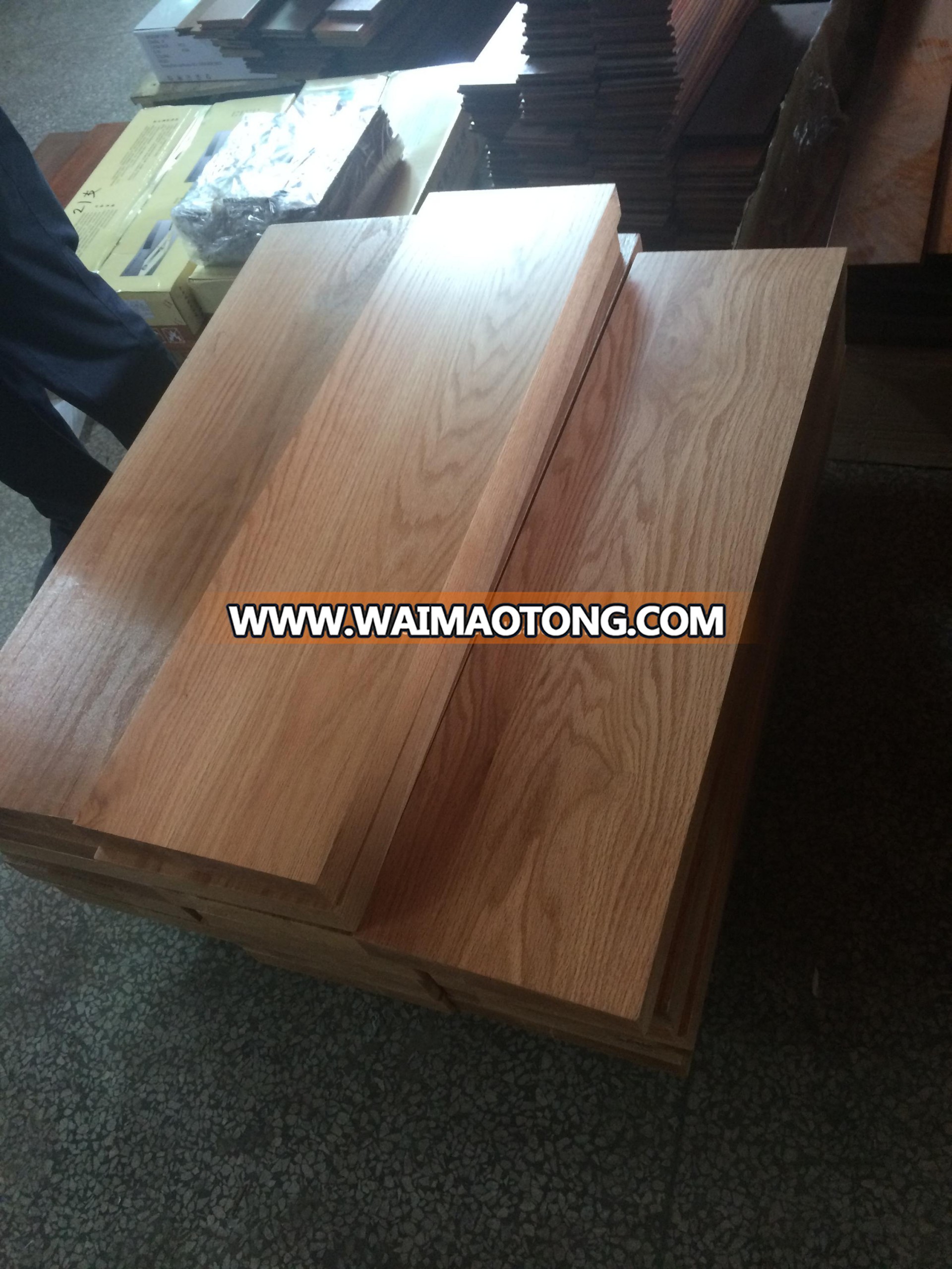 American Red oak stair cover