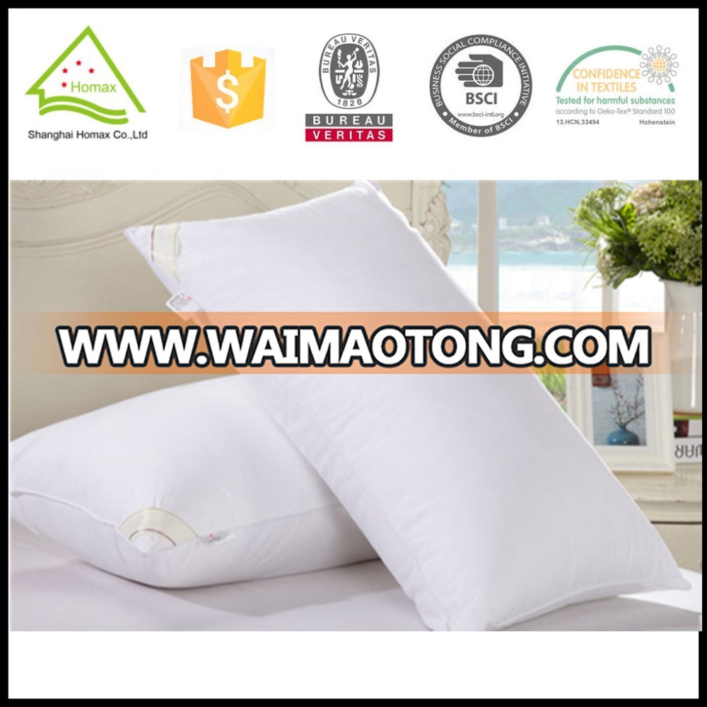 Supersoft Down Alternative Microfiber Pillow White Wholesale Soft Bed Hotel Royal King Size Microfiber Pillow Insert Manufacture