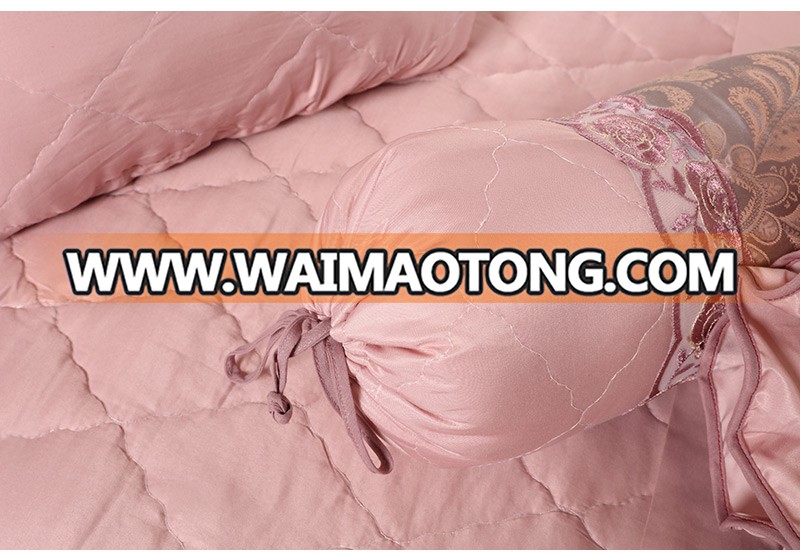 Massage Table Sheet Sets Pink Cotton Bedding Sets for Spa Store