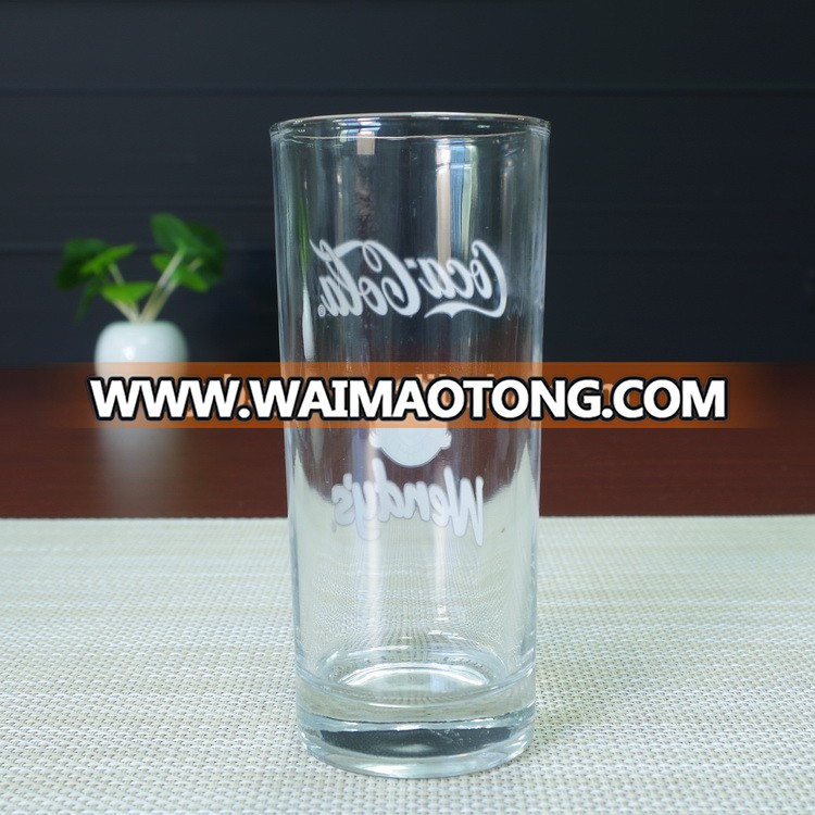 8oz Custom logo glass cold water color changing magic water cup