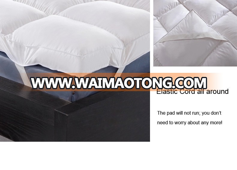 Manufacture White Home Textile Cotton Mattress Topper