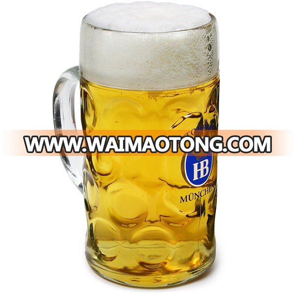 High Quality 500ml Beer Mug With Glass Handle, 300ml Beer Mug