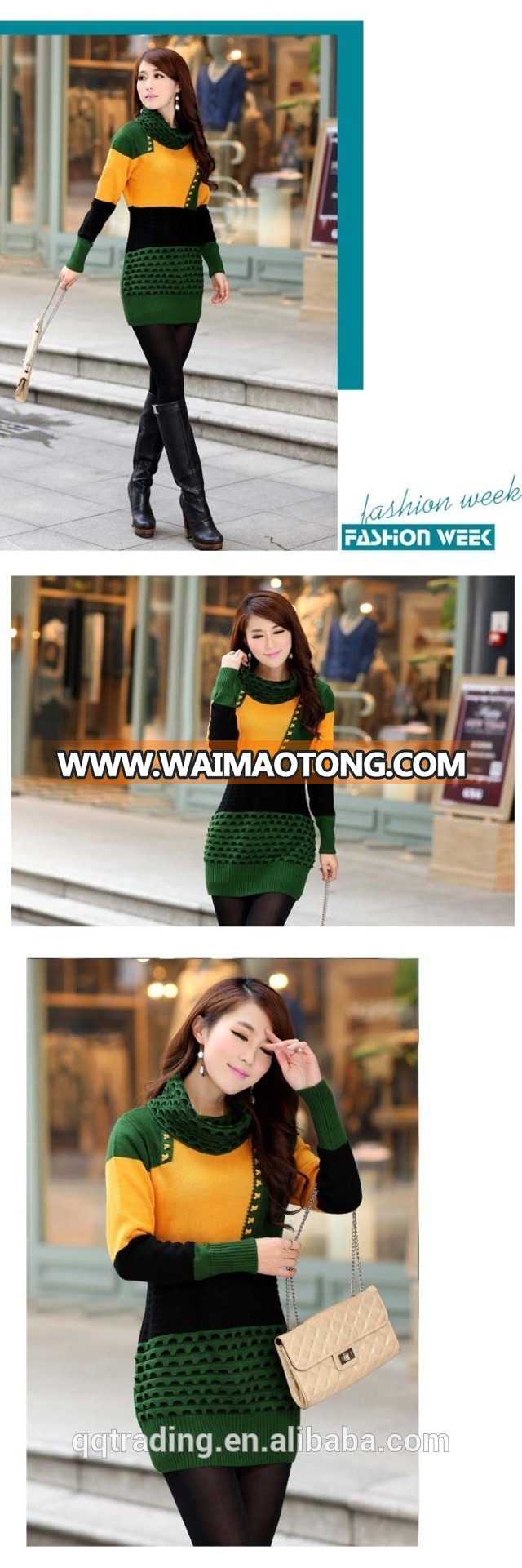 Wholesale turtleneck and round collar pullover mature in tight women cashmere knitted sweater long