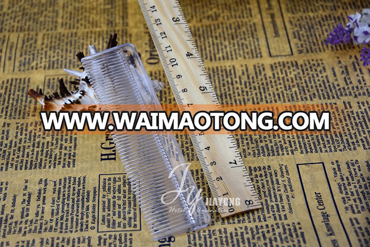 small beauty transparent disposable hotel comb